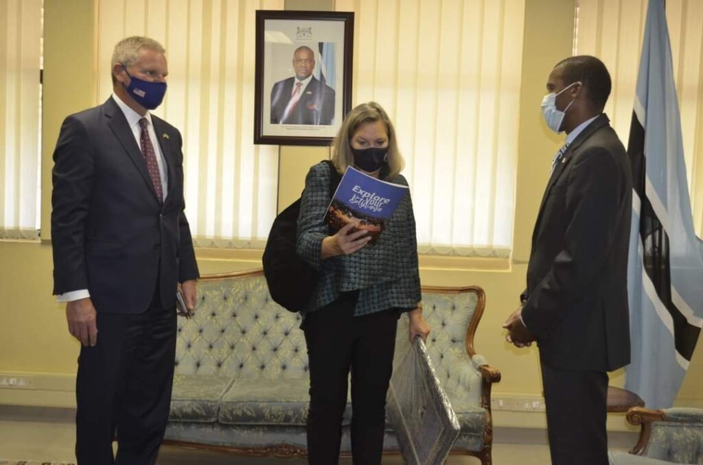 WORKING VISIT TO BOTSWANA, HER EXCELLENCY AMBASSADOR VICTORIA NULAND, THE UNITED STATES UNDER SECRETARY OF STATE FOR POLITICAL AFFAIRS