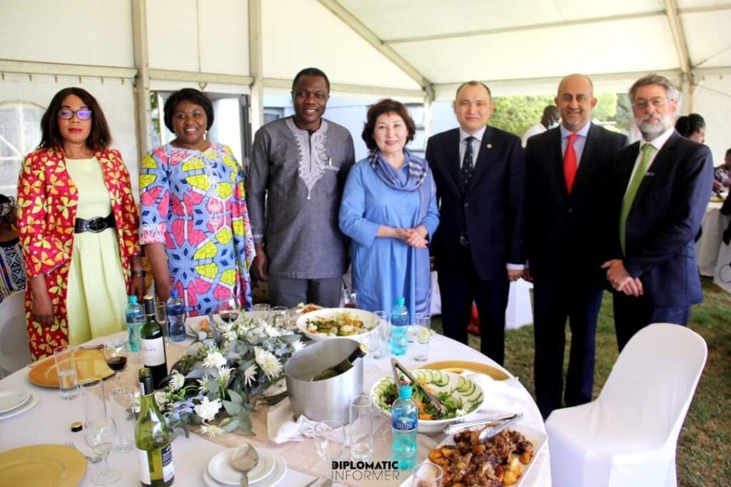 FAREWELL RECEPTION FOR MS ZHULDYZ AKISHEVA, UNODC REGIONAL REPRESENTATIVE HOSTED BY MS NARDOS BEKELE-THOMAS THE UN RESIDENT COORDINATOR IN SOUTH AFRICA