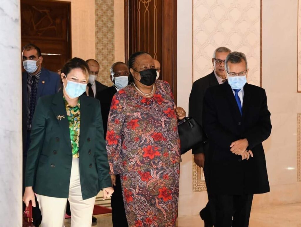 Minister, Dr. Naledi Pandor, has arrived in the People’s Democratic Republic of Algeria   