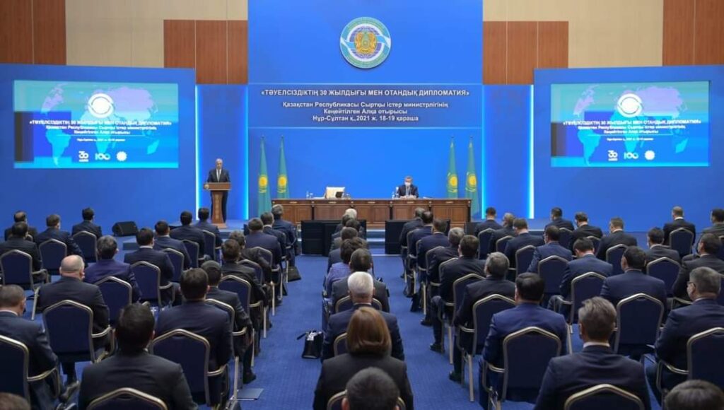 Tokayev Stresses Kazakhstan’s Special Role in Central Asia, Plans to Create Unified Foreign Policy Strategy Going Forward