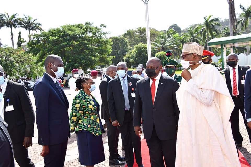 HIS EXCELLENCY PRESIDENT RAMAPHOSA ARRIVES IN ABUJA ON STATE VISIT IN THE FEDERAL REPUBLIC OF NIGERIA