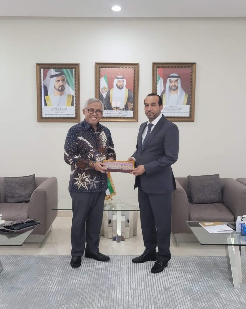 H.E. AMBASSADOR MAHASH ALHAMELI OF  UNITED ARAB EMIRATES TO SOUTH AFRICA HOSTED HIS EXCELLENCY AMBASSADOR SALMAN AL FARISI OF INDONESIA TO SOUTH AFRICA
