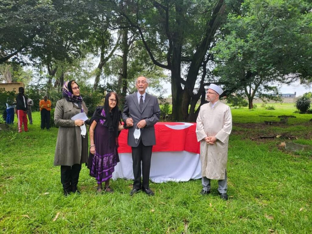THE REMAINS OF THE LATE MEHMET REMZI BEY, THE FIRST CONSUL GENERAL OF THE OTTOMAN EMPIRE TO SOUTH AFRICA (1914-16) REBURIED AT HIS ORIGINAL RESTING PLACE, BRAAMFONTEIN CEMETERY