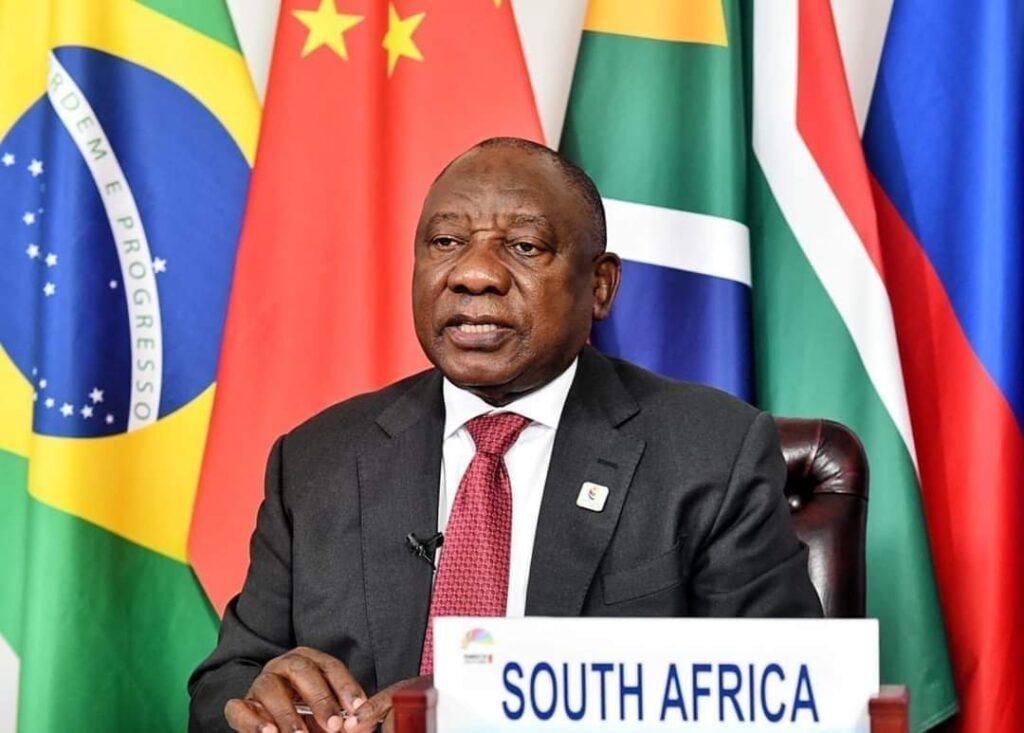 HIGH-LEVEL DIALOGUE ON GLOBAL DEVELOPMENT 14th BRICS HEADS OF STATE SUMMIT VIRTUAL PLATFORM STATEMENT BY PRESIDENT CYRIL RAMAPHOSA