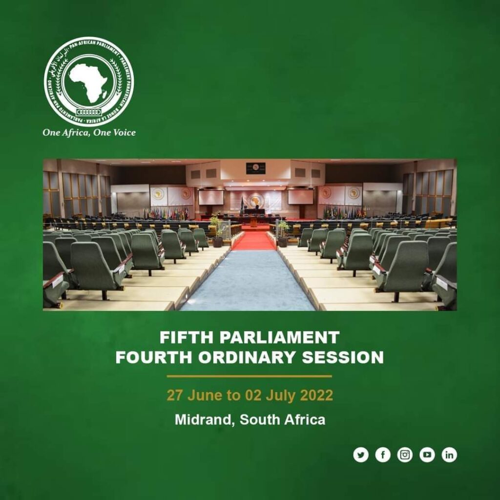 PAN-AFRICAN PARLIAMENT SET TO RESUME PARLIAMENTARY ACTIVITIES