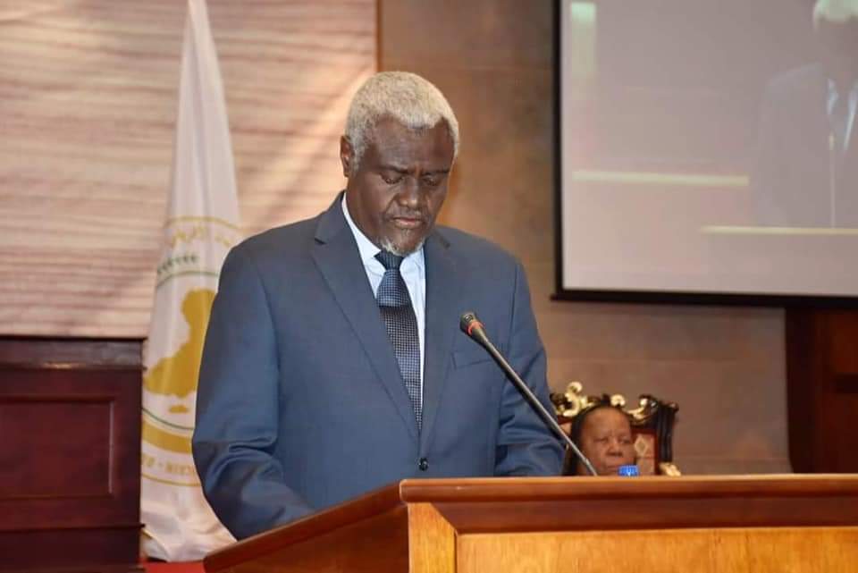 SPEECH BY HE MOUSSA FAKI MAHAMAT ON THE OCCASION OF THE FOURTH SESSION OF THE FIFTH LEGISLATURE OF THE PAN AFRICAN PARLIAMENT