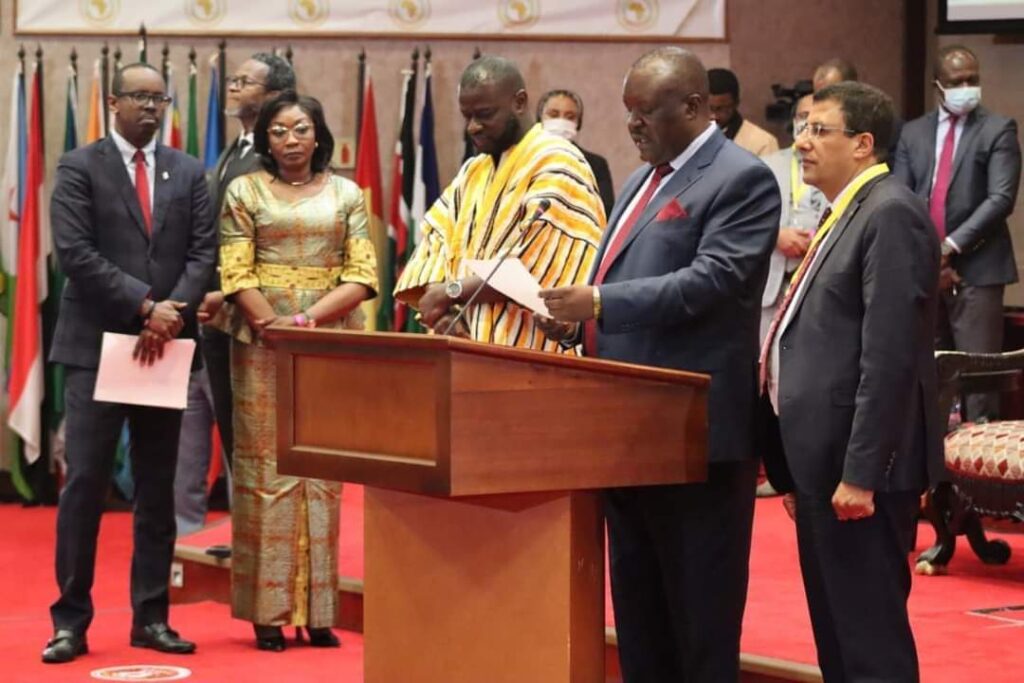HON. CHIEF FORTUNE CHARUMBIRA ELECTED AS THE NEW LEADER OF THE PAN-AFRICAN PARLIAMENT (PAP) 