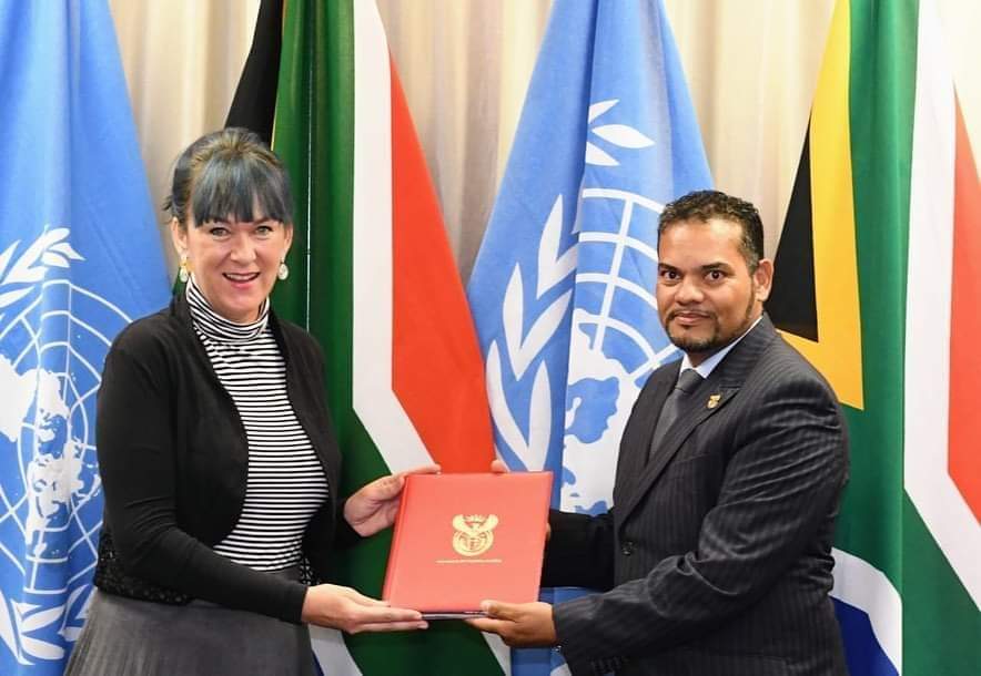 Deputy Minister Alvin Botes Receives Letters of Credence from the New Head of UN Women Office in South Africa, Ms Aleta Miller