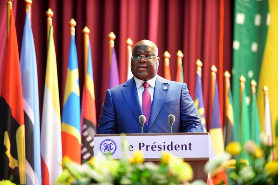 Congratulations to President of the Republic of the DRC, His Excellency Mr. Félix Antoine Tshisekedi Tshilombo, the new Chair of SADC.