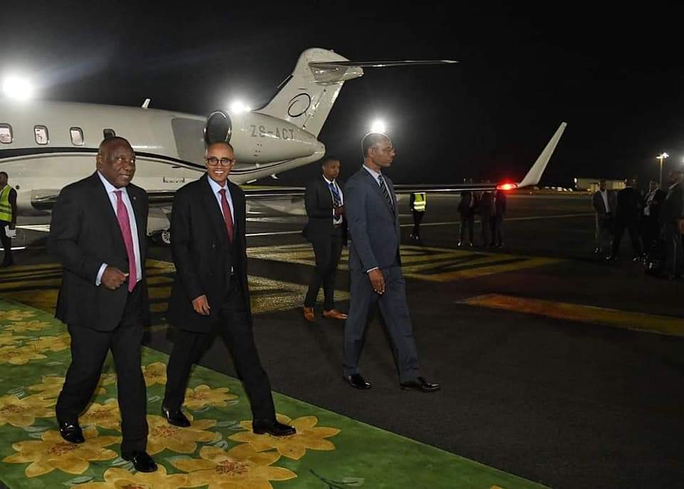 President Ramaphosa arrives in Ethiopia for the 36th Ordinary Session of the African Union Assembly of Heads of State and Government