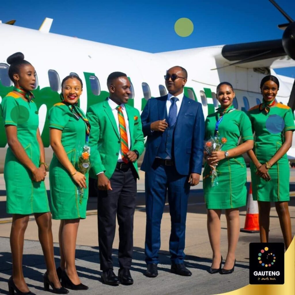 Zambia Airways launched its Lusaka to Johannesburg route