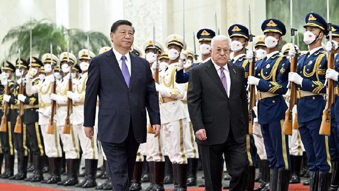 China and Palestine agree to establish strategic partnership
