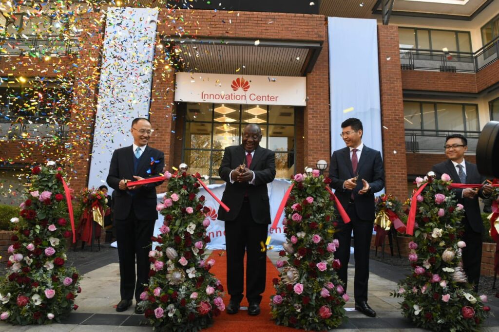 South Africa’s President Cyril Ramaphosa officially opens Huawei Innovation Centre, describing it as a boost for local innovation
